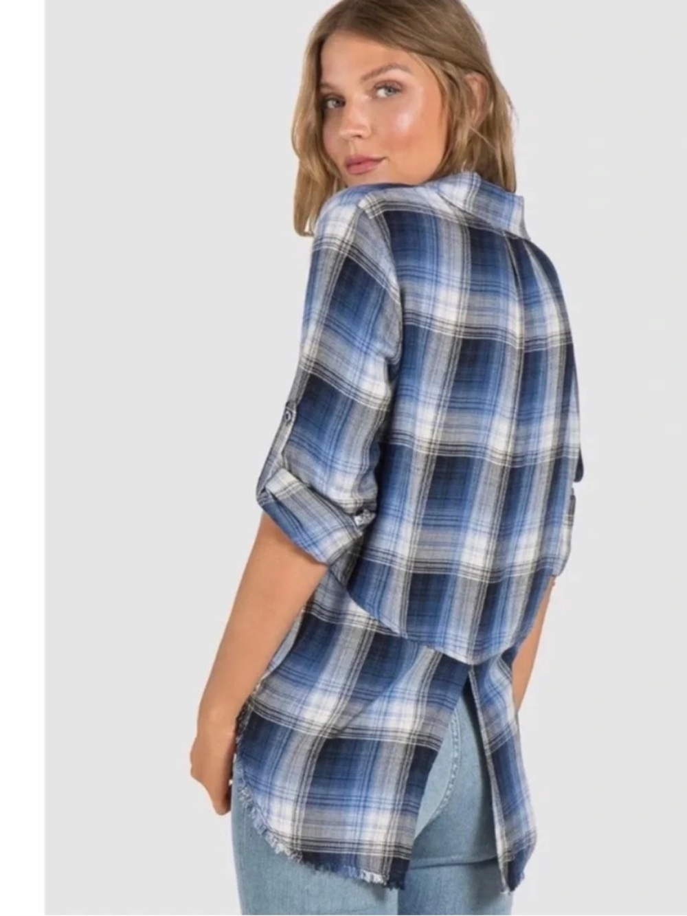 Cloth & Stone Split-Back Flannel - Picture 2 of 8